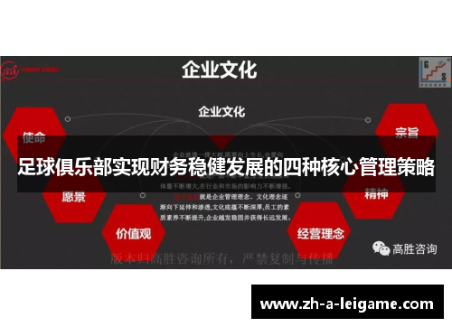 足球俱乐部实现财务稳健发展的四种核心管理策略 足球俱乐部实现财务稳健发展的四种核心管理策略